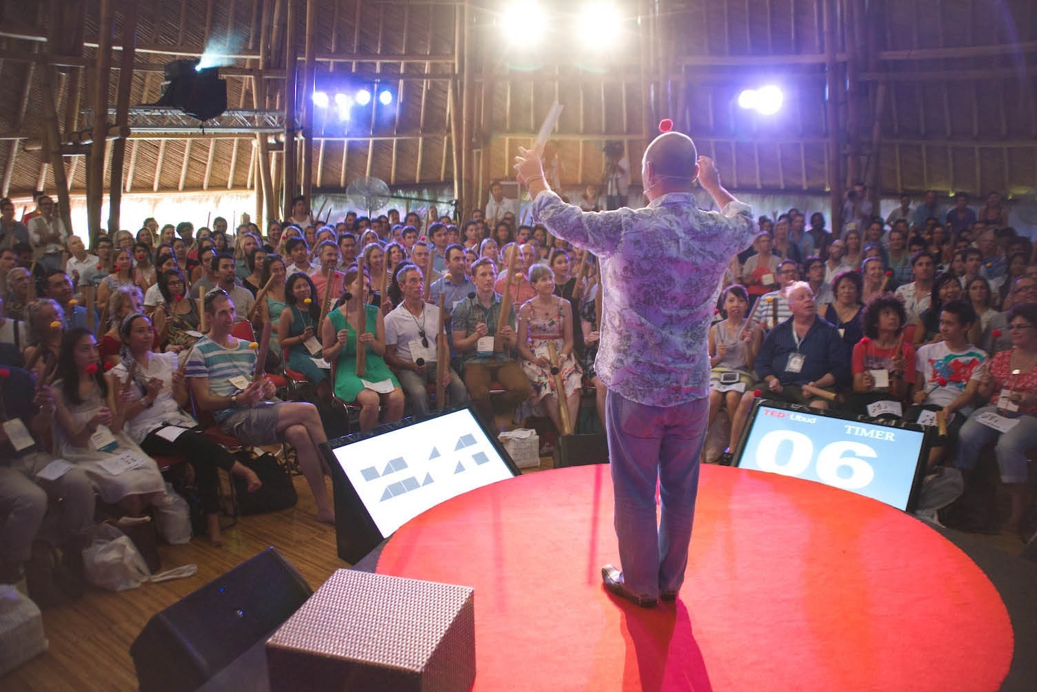 Bambajam participants at a corporate event